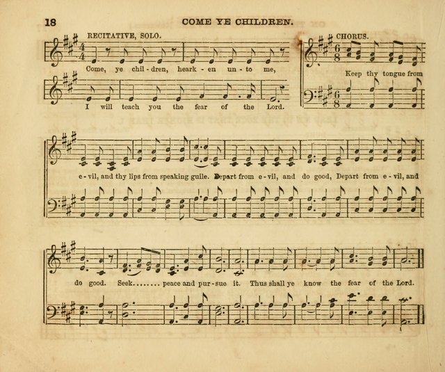 The Silver Chime: a cluster of Sabbath school melodies, tunes, sentences, chants, etc., for the use of children and teachers in their school exercises, devotions, and recreations, to which is added... page 16