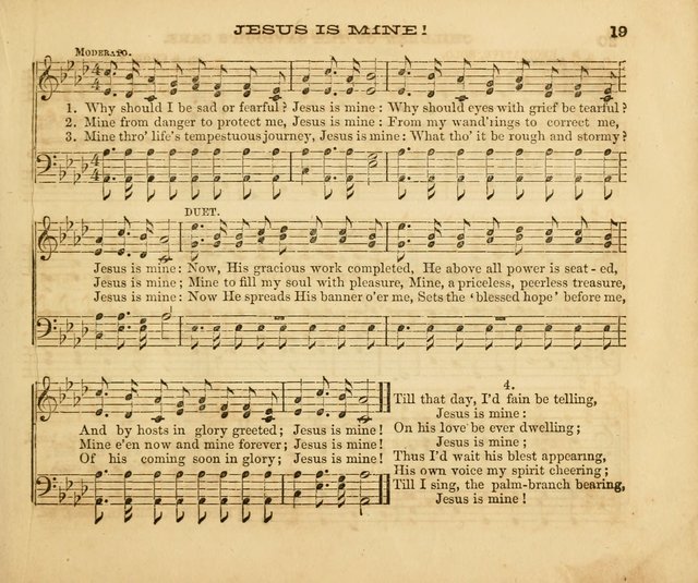 The Silver Chime: a cluster of Sabbath school melodies, tunes, sentences, chants, etc., for the use of children and teachers in their school exercises, devotions, and recreations, to which is added... page 17