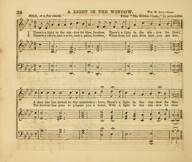 The Silver Chime: a cluster of Sabbath school melodies, tunes, sentences, chants, etc., for the use of children and teachers in their school exercises, devotions, and recreations, to which is added... page 36