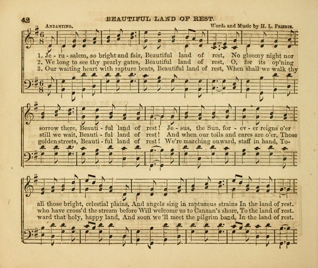 The Silver Chime: a cluster of Sabbath school melodies, tunes, sentences, chants, etc., for the use of children and teachers in their school exercises, devotions, and recreations, to which is added... page 40