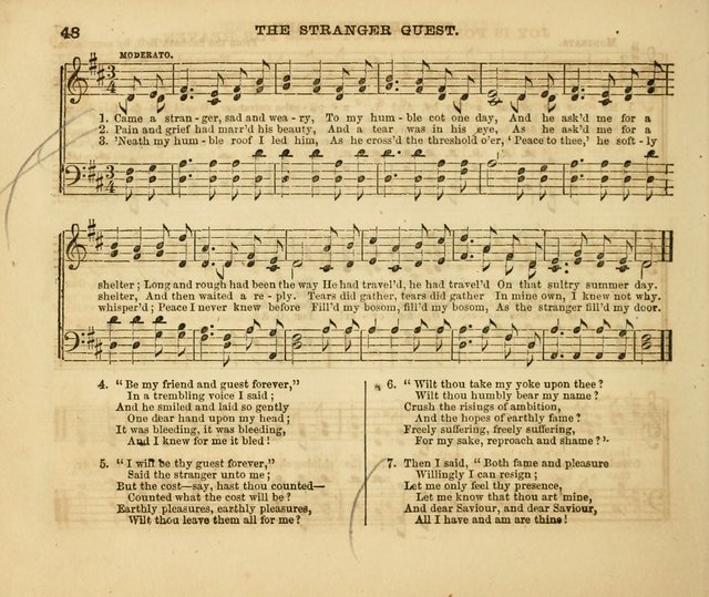 The Silver Chime: a cluster of Sabbath school melodies, tunes, sentences, chants, etc., for the use of children and teachers in their school exercises, devotions, and recreations, to which is added... page 46