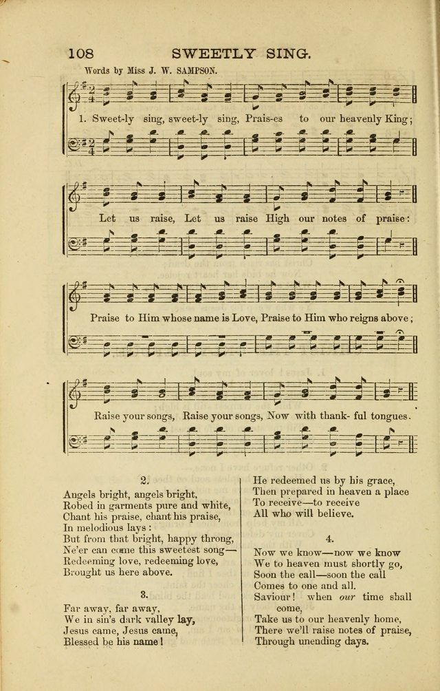 Sabbath Carols : A New Collection of Music and Hymns page 107