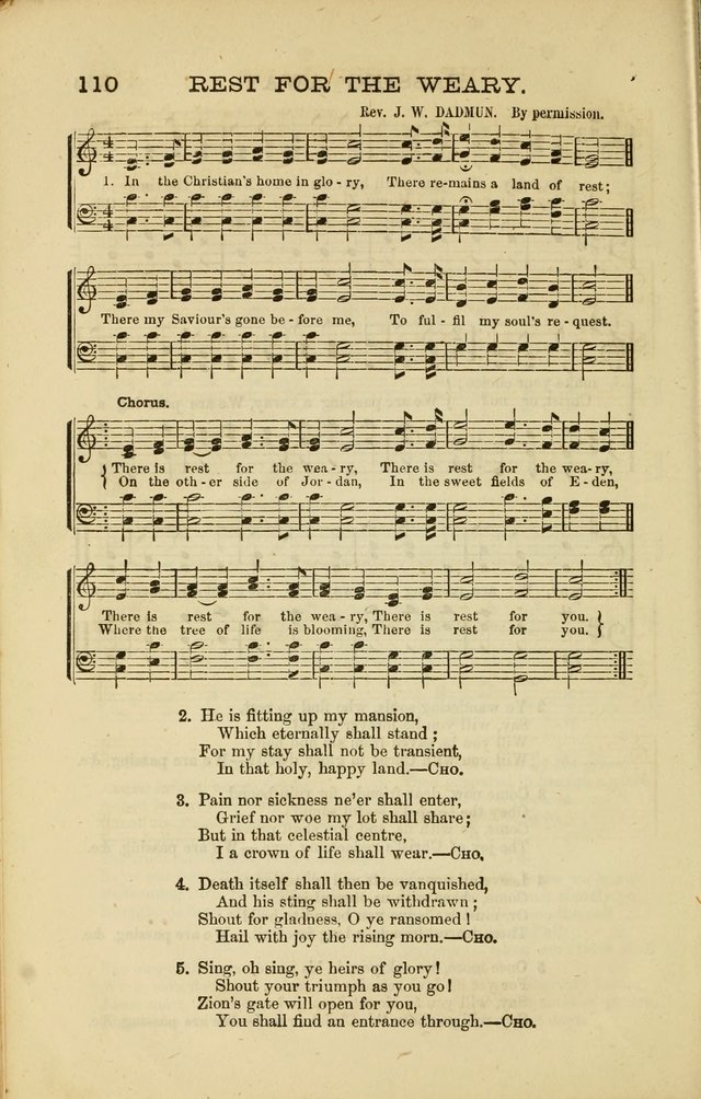 Sabbath Carols : A New Collection of Music and Hymns page 109