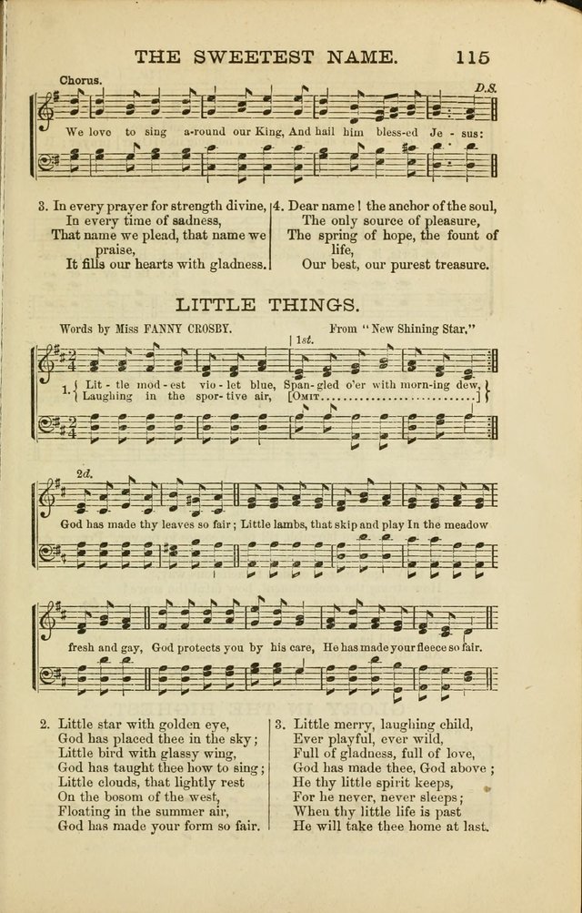 Sabbath Carols : A New Collection of Music and Hymns page 114