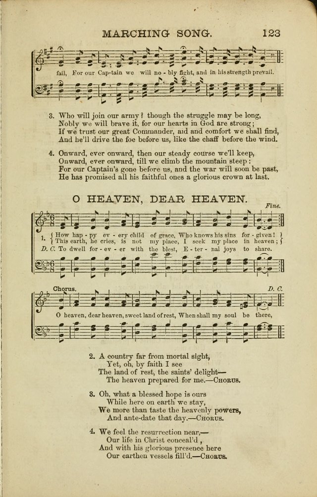 Sabbath Carols : A New Collection of Music and Hymns page 122