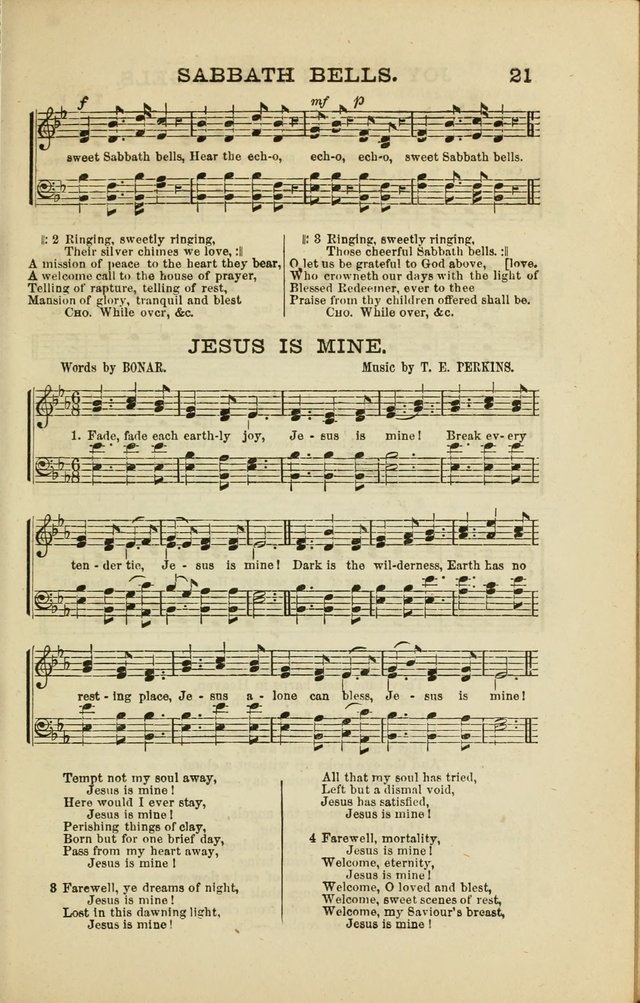 Sabbath Carols : A New Collection of Music and Hymns page 20