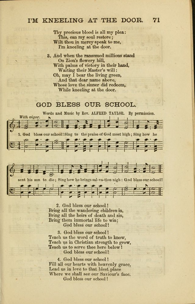 Sabbath Carols : A New Collection of Music and Hymns page 70