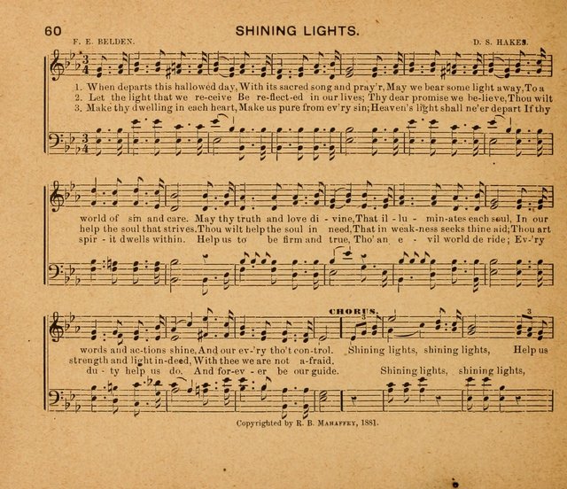 Sabbath Carols: a compilation of original, new, and beautiful music specially adapted for the Sabbath School (also an excellent book for Praise Meetings, Social Gatherings, and the Home Circle) page 60