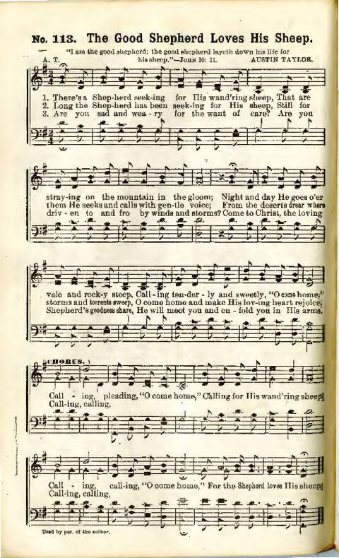 Song Crown: A new compilation of Sweet Gospel Songs page 114