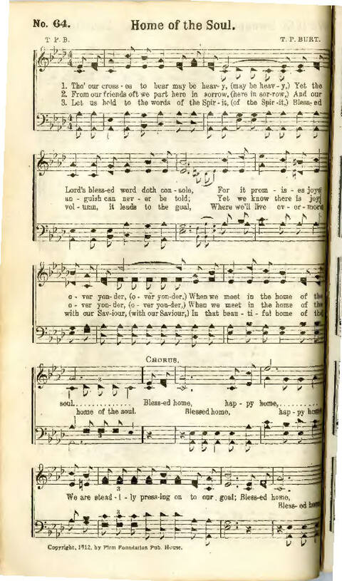 Song Crown: A new compilation of Sweet Gospel Songs page 64