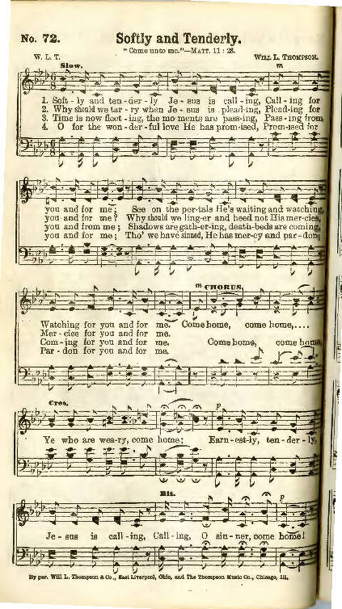 Song Crown: A new compilation of Sweet Gospel Songs page 72