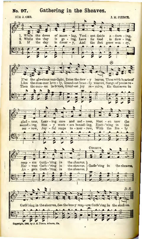 Song Crown: A new compilation of Sweet Gospel Songs page 98