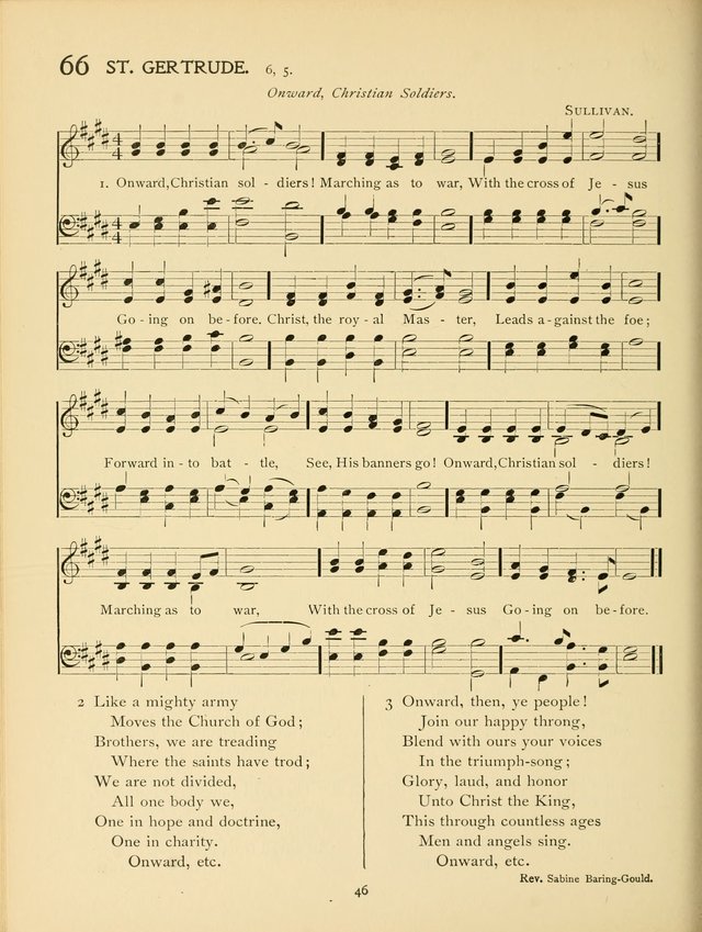 School and College Hymnal: a collection of hymns and of selections for responsive readings page 48