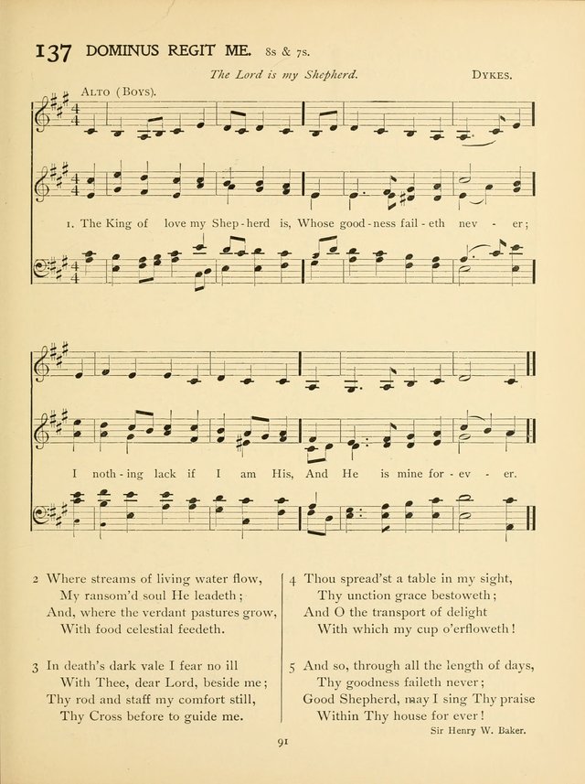 School and College Hymnal: a collection of hymns and of selections for responsive readings page 93