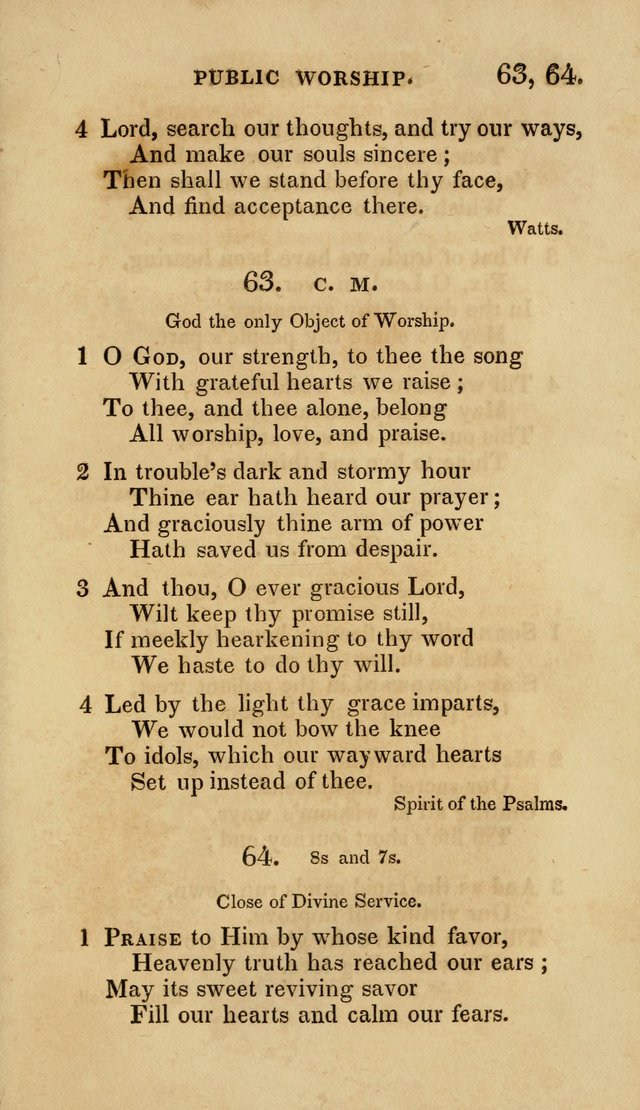 The Springfield Collection of Hymns for Sacred Worship page 62