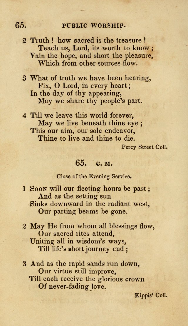 The Springfield Collection of Hymns for Sacred Worship page 63