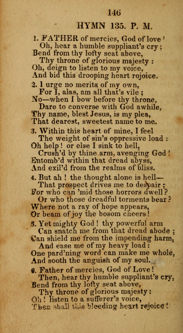 Social and Camp-meeting Songs, for the Pious (9th ed. enl.) page 146