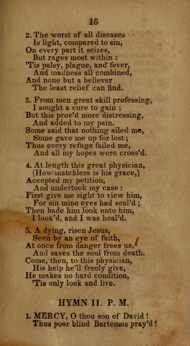 Social and Camp-meeting Songs, for the Pious (9th ed. enl.) page 15