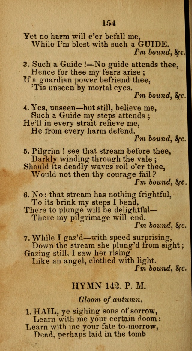 Social and Camp-meeting Songs, for the Pious (9th ed. enl.) page 154