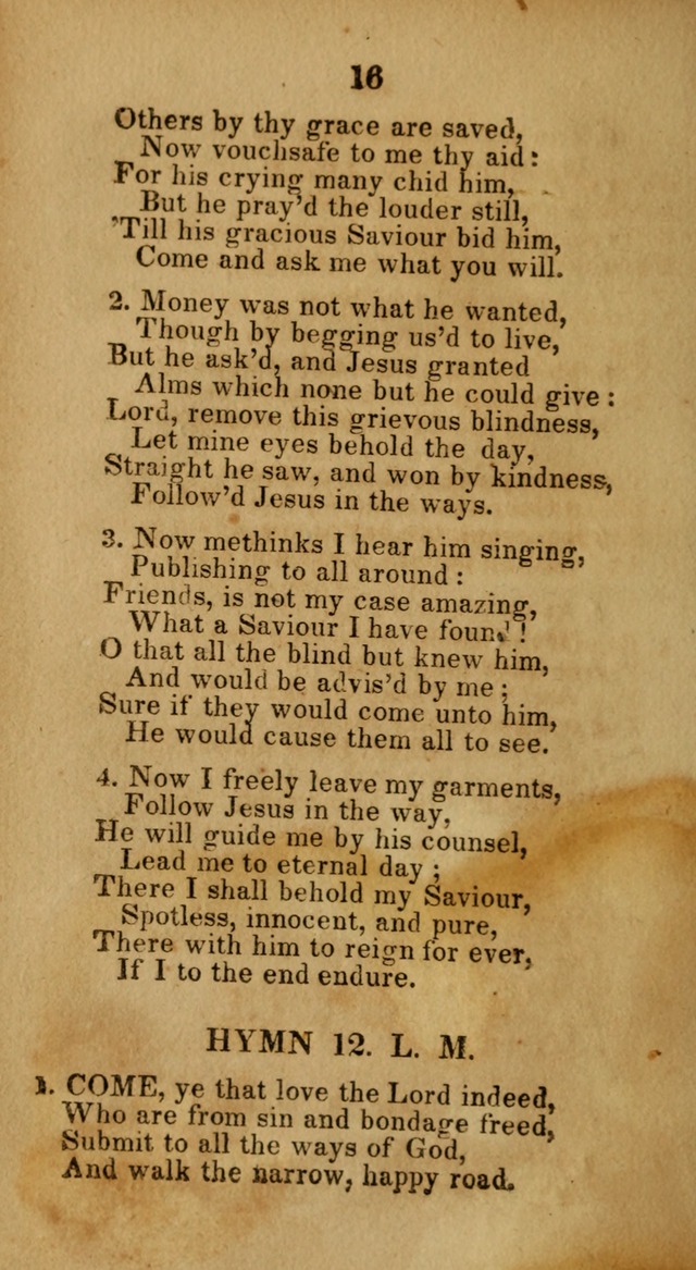 Social and Camp-meeting Songs, for the Pious (9th ed. enl.) page 16