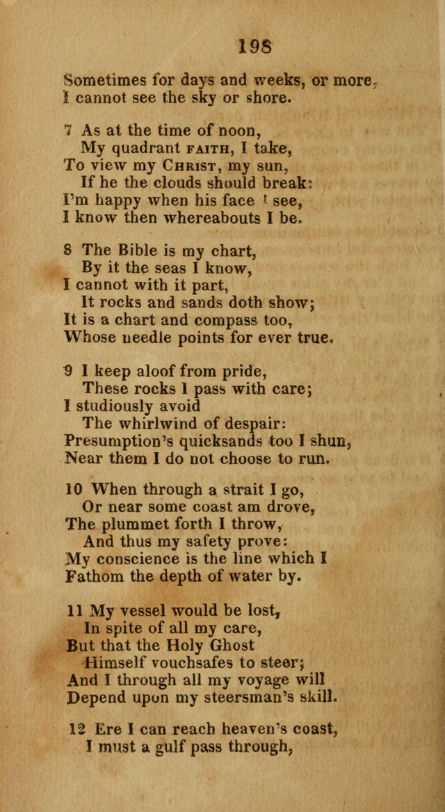 Social and Camp-meeting Songs, for the Pious (9th ed. enl.) page 198