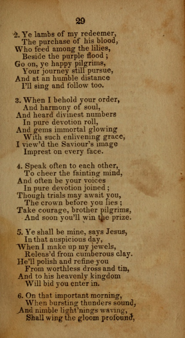 Social and Camp-meeting Songs, for the Pious (9th ed. enl.) page 29