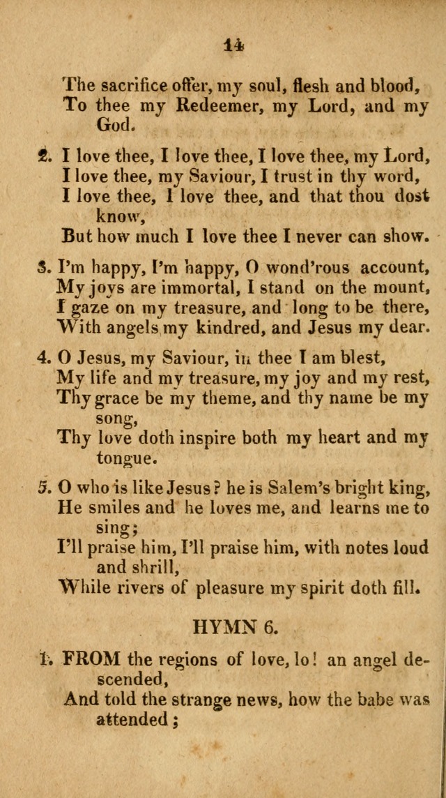 Social and Campmeeting Songs For the Pious (4th ed.) page 14