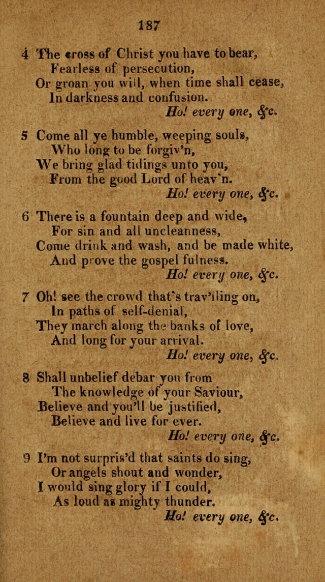 Social and Campmeeting Songs For the Pious (4th ed.) page 187