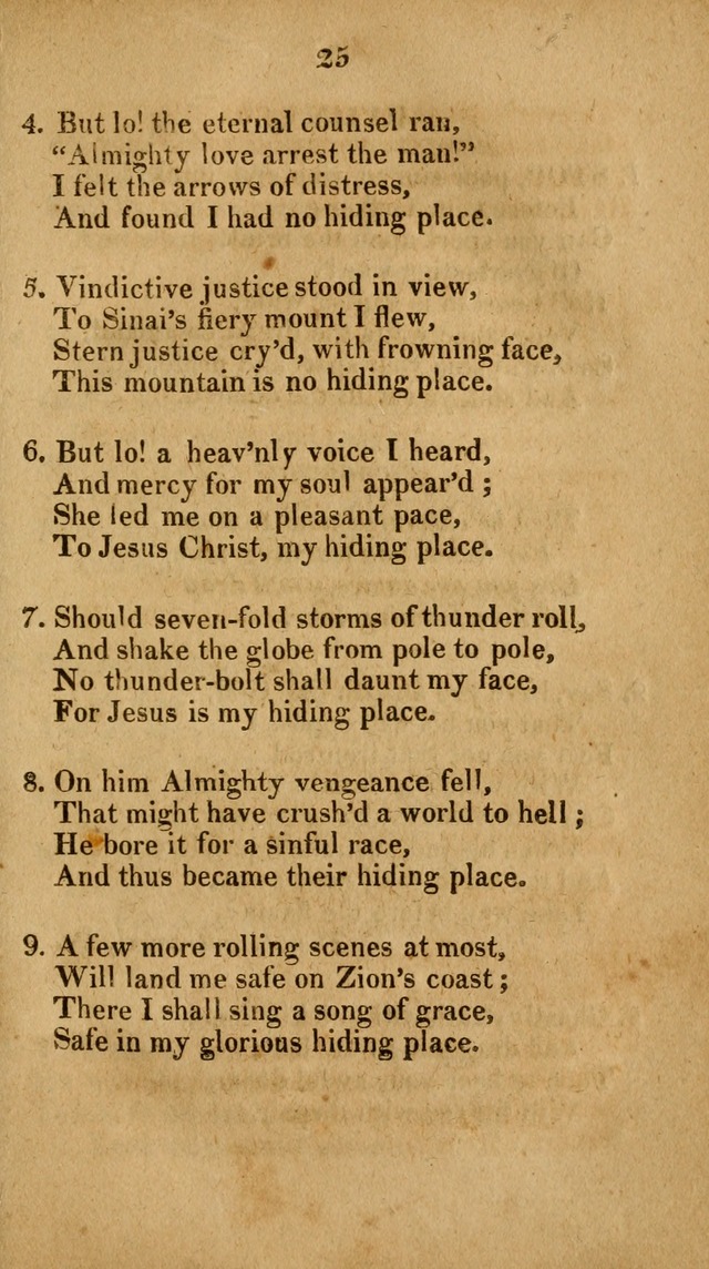 Social and Campmeeting Songs For the Pious (4th ed.) page 25