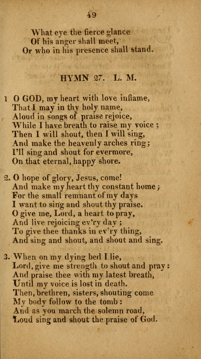 Social and Campmeeting Songs For the Pious (4th ed.) page 49