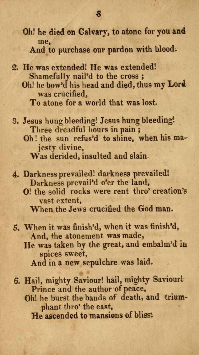 Social and Campmeeting Songs For the Pious (4th ed.) page 8