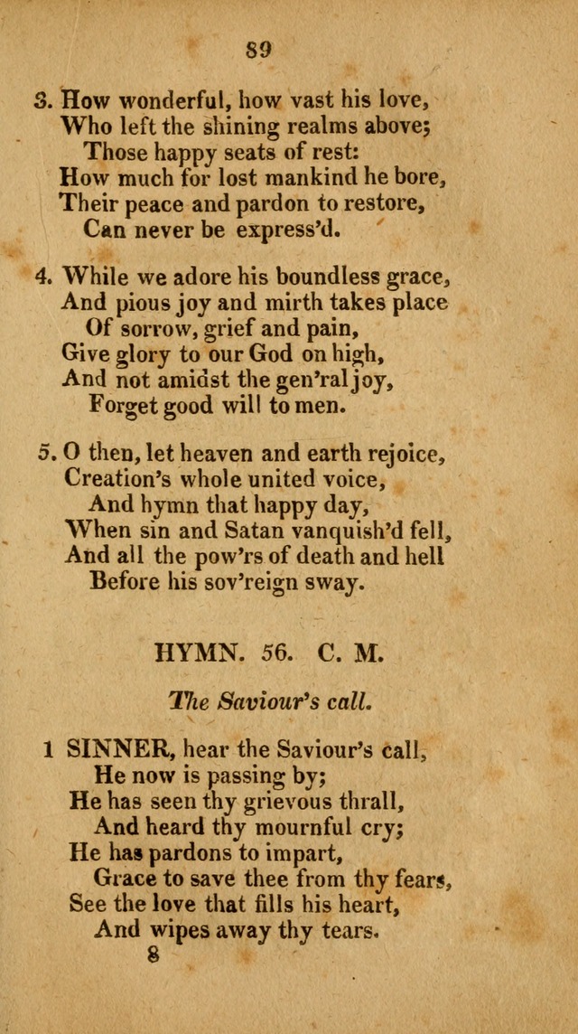 Social and Campmeeting Songs For the Pious (4th ed.) page 89