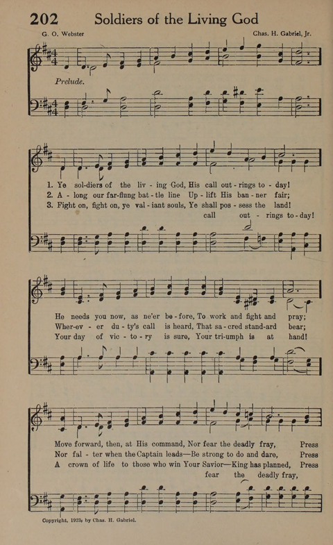 Songs of Conquest: for Use in Public Worship, Prayer Services, Camp Meetings, Evangelistic Campaigns, Young People