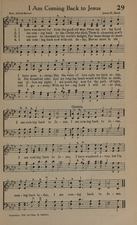 Songs of Conquest: for Use in Public Worship, Prayer Services, Camp Meetings, Evangelistic Campaigns, Young People