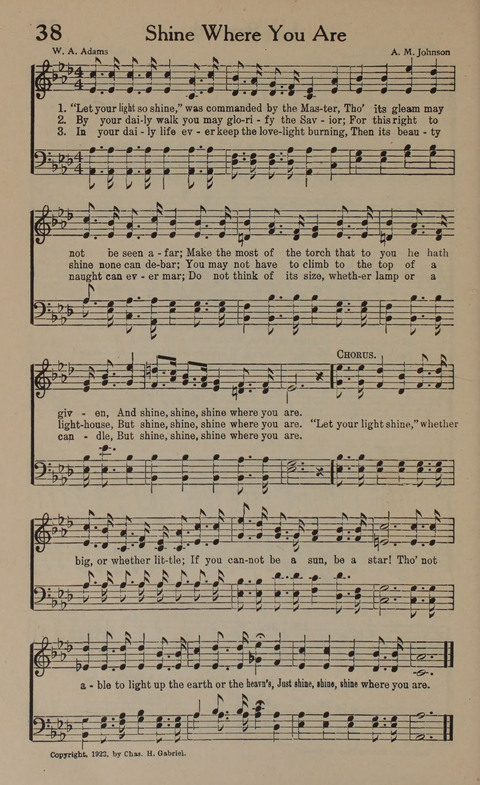 Songs of Conquest: for Use in Public Worship, Prayer Services, Camp Meetings, Evangelistic Campaigns, Young People