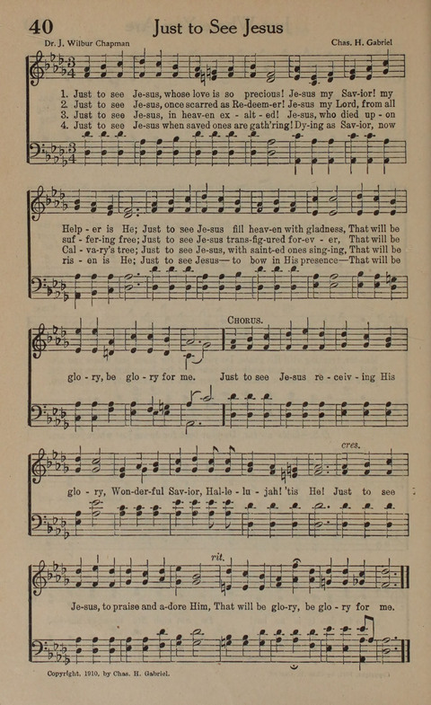 Songs of Conquest: for Use in Public Worship, Prayer Services, Camp Meetings, Evangelistic Campaigns, Young People