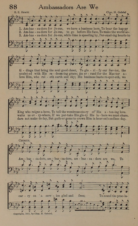 Songs of Conquest: for Use in Public Worship, Prayer Services, Camp Meetings, Evangelistic Campaigns, Young People