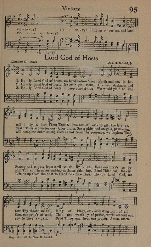 Songs of Conquest: for Use in Public Worship, Prayer Services, Camp Meetings, Evangelistic Campaigns, Young People