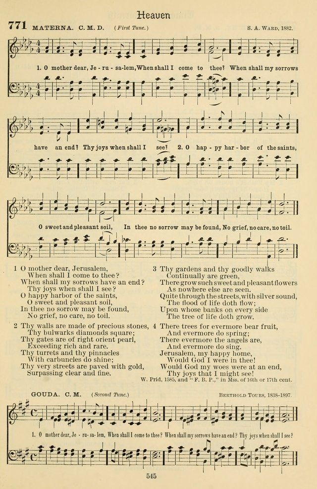 Sursum Corda: a book of praise page 562