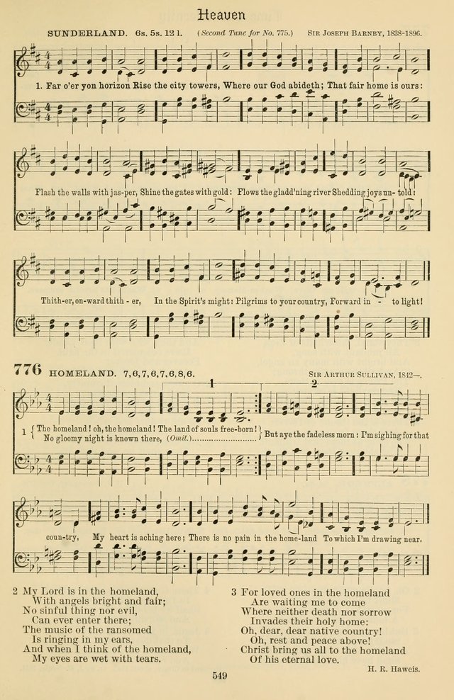 Sursum Corda: a book of praise page 566