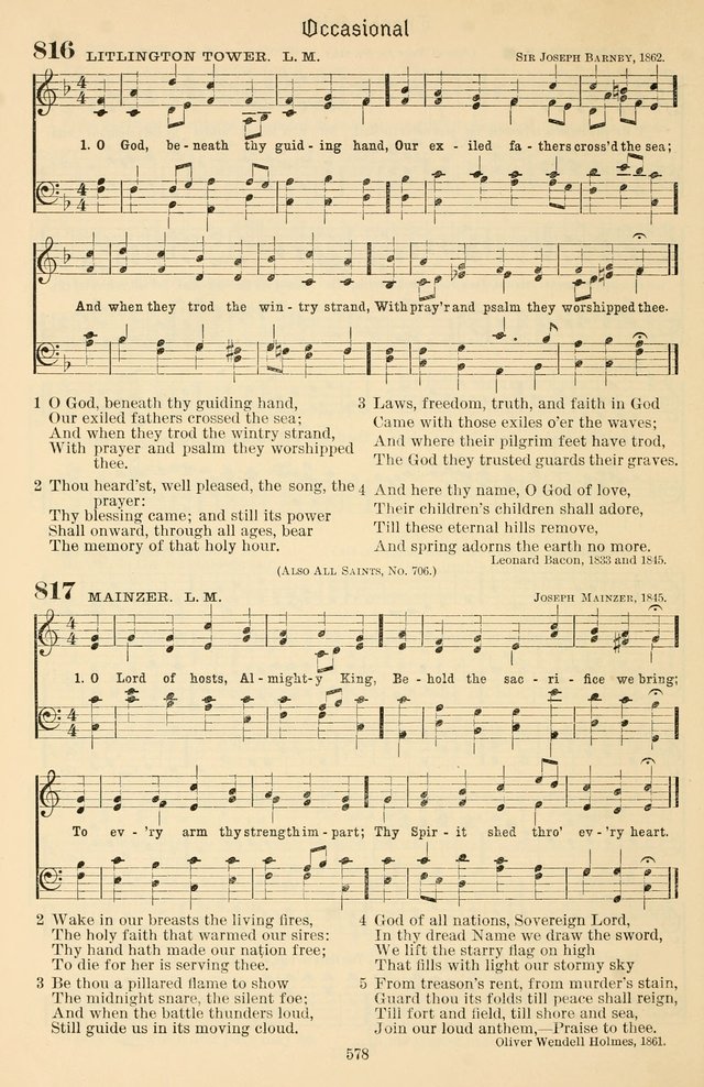 Sursum Corda: a book of praise page 595