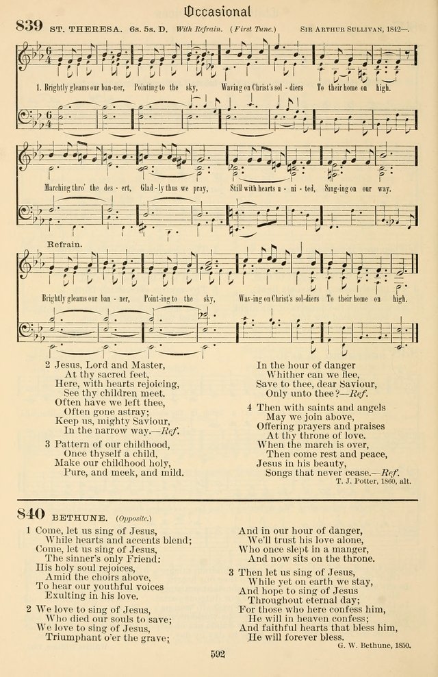 Sursum Corda: a book of praise page 609