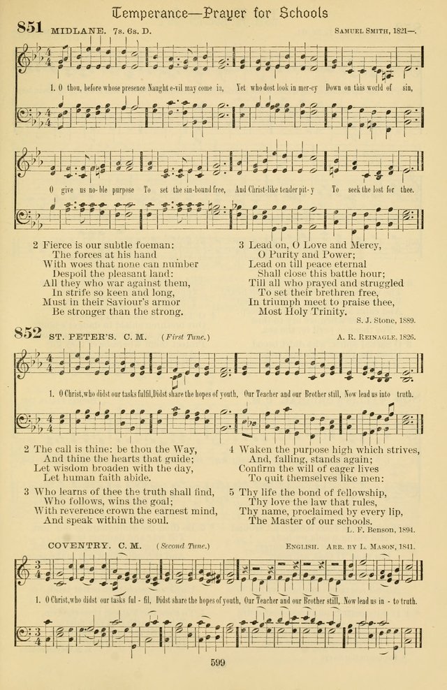 Sursum Corda: a book of praise page 616