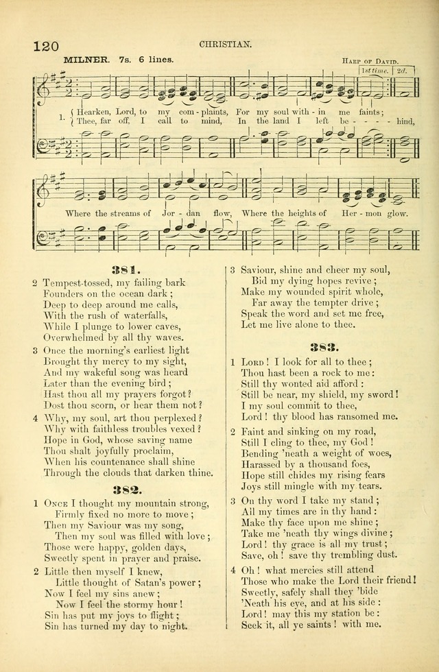 Songs for Christian worship in the Chapel and Family: selected from the "Songs of the church" page 133