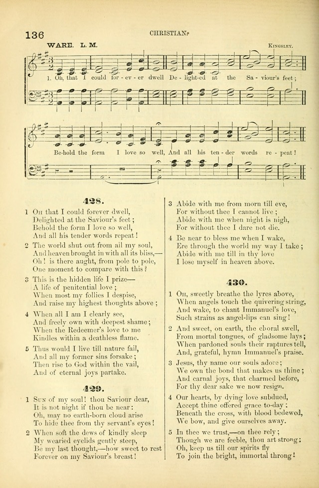 Songs for Christian worship in the Chapel and Family: selected from the "Songs of the church" page 149