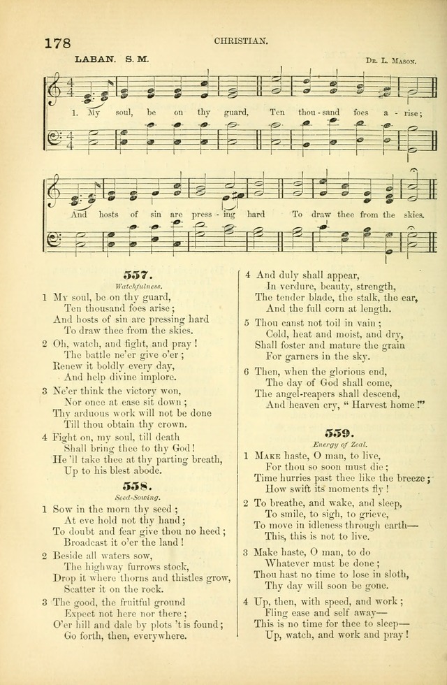 Songs for Christian worship in the Chapel and Family: selected from the "Songs of the church" page 191