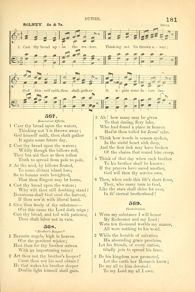 Songs for Christian worship in the Chapel and Family: selected from the "Songs of the church" page 194