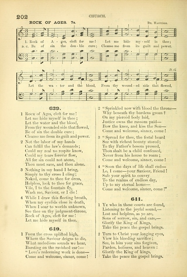 Songs for Christian worship in the Chapel and Family: selected from the "Songs of the church" page 215