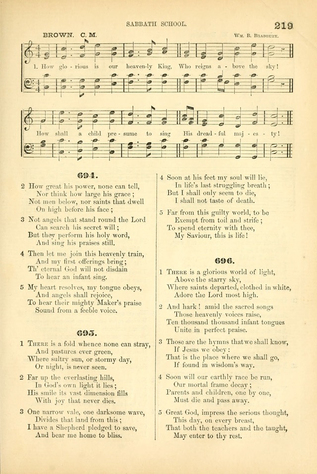 Songs for Christian worship in the Chapel and Family: selected from the "Songs of the church" page 232