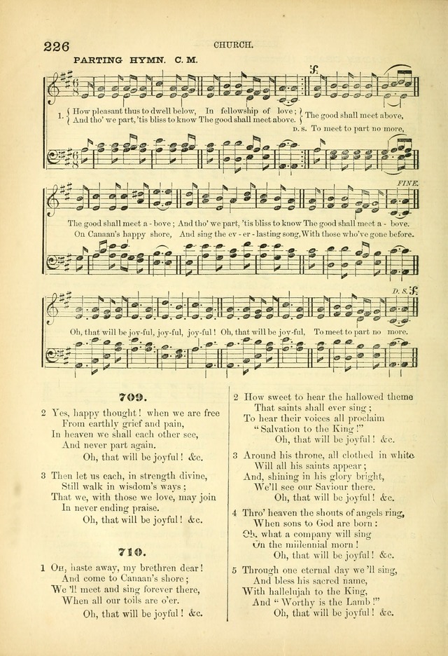 Songs for Christian worship in the Chapel and Family: selected from the "Songs of the church" page 239